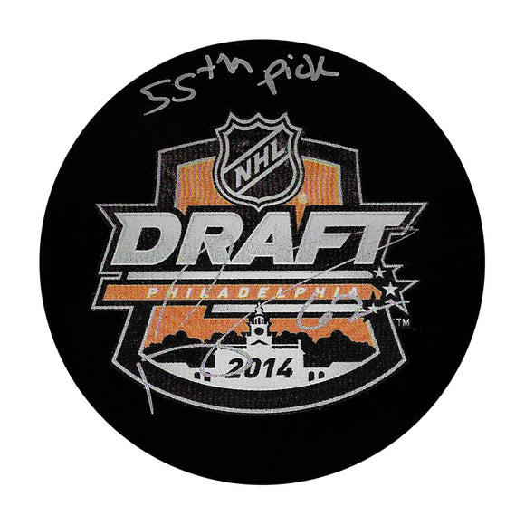 Brandon Montour Autographed 2014 NHL Draft Puck w/