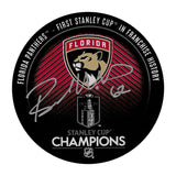 Brandon Montour Autographed Florida Panthers 2024 Stanley Cup Champions Puck
