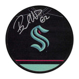 Brandon Montour Autographed Seattle Kraken Jersey Puck