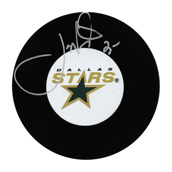 Joe Nieuwendyk Autographed Dallas Stars Puck