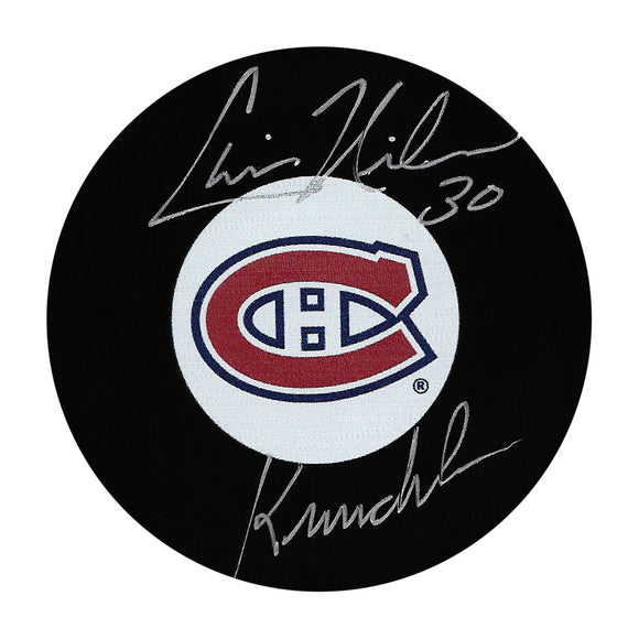 Chris Nilan Autographed Montreal Canadiens Puck