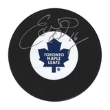 Ed Olczyk Autographed Toronto Maple Leafs Puck