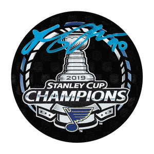 Ryan O'Reilly Autographed 2019 Stanley Cup Champions Puck