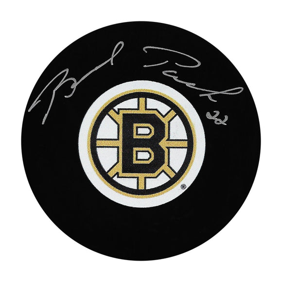 Brad Park Autographed Boston Bruins Puck