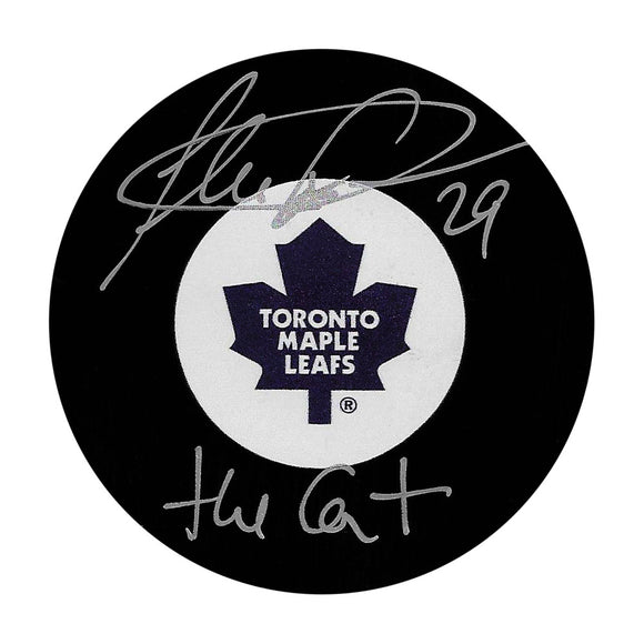 Felix Potvin Autographed Toronto Maple Leafs Puck w/