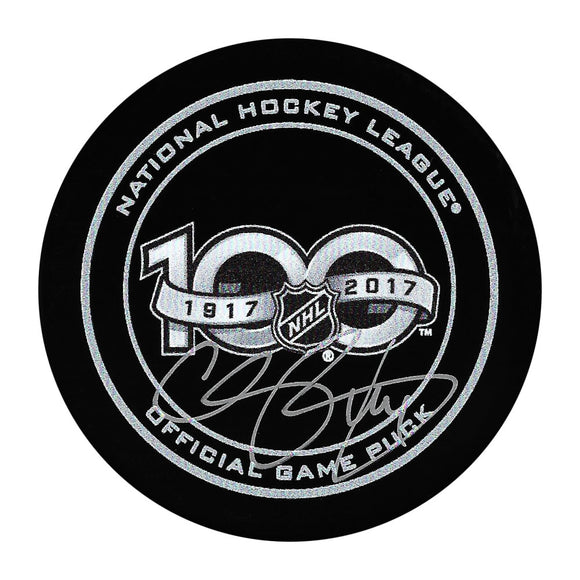 Chris Pronger Autographed NHL 100 Official Game Puck