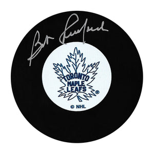 Bob Pulford Autographed Toronto Maple Leafs Puck