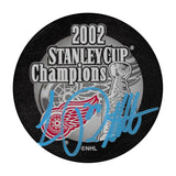 Luc Robitaille Autographed 2002 Stanley Cup Champions Puck