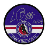 Luc Robitaille Autographed Hockey Hall of Fame Signature Puck