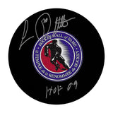 Luc Robitaille Autographed Hockey Hall of Fame Puck