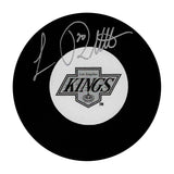 Luc Robitaille Autographed Los Angeles Kings Puck (Silver & Black)