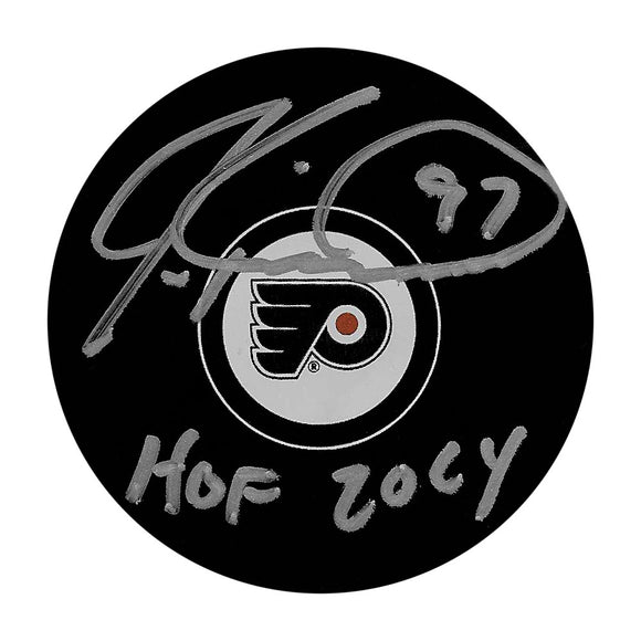 Jeremy Roenick Autographed Philadelphia Flyers Puck w/
