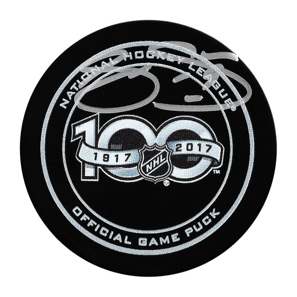 Joe Sakic Autographed NHL 100 Official Game Puck