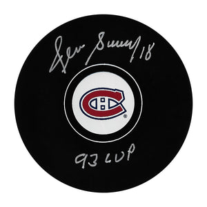 Denis Savard Autographed Montreal Canadiens Puck