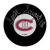 Serge Savard Autographed Montreal Canadiens Puck