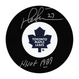 Darryl Sittler Autographed Toronto Maple Leafs Puck