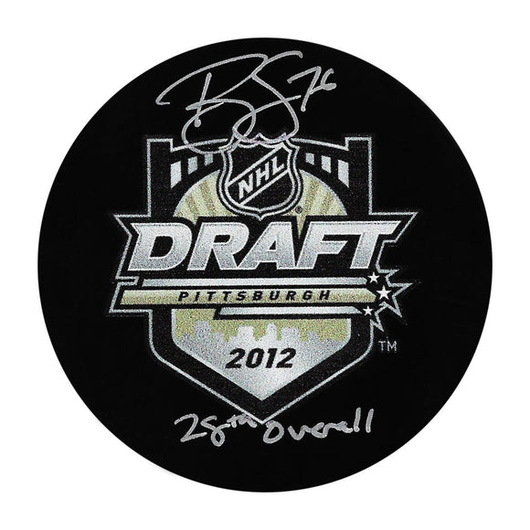 Brady Skjei Autographed 2012 NHL Draft Puck w/