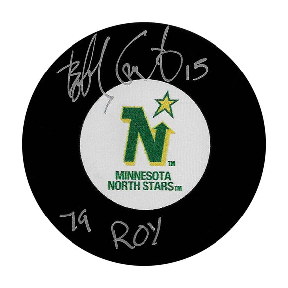 Bobby Smith Autographed Minnesota North Stars Puck w/