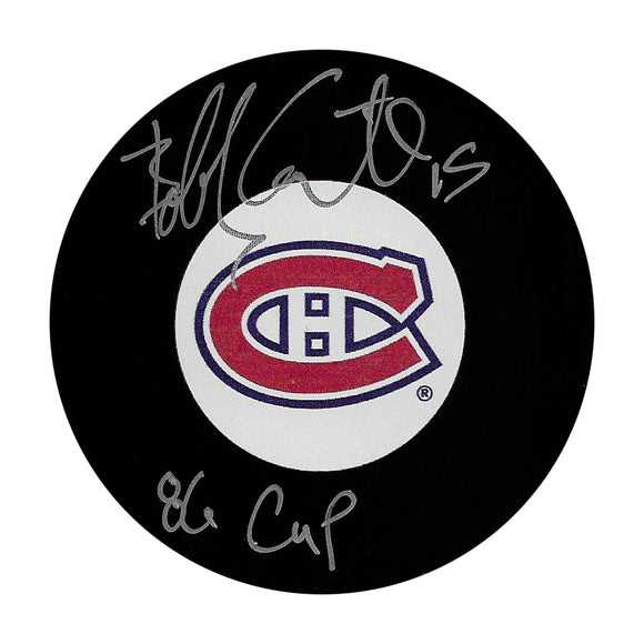 Bobby Smith Autographed Montreal Canadiens Puck w/