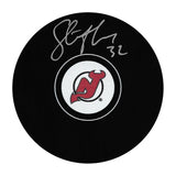 Steve Thomas Autographed New Jersey Devils Puck
