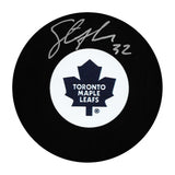 Steve Thomas Autographed Toronto Maple Leafs Puck