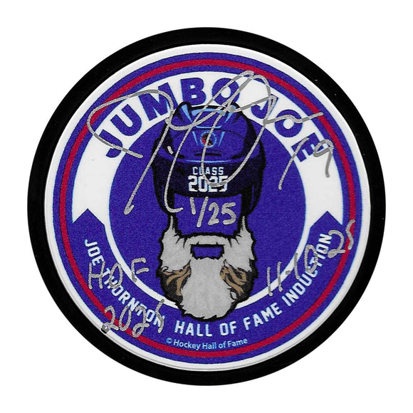 Joe Thornton Autographed Limited-Edition Hockey Hall of Fame Induction Puck