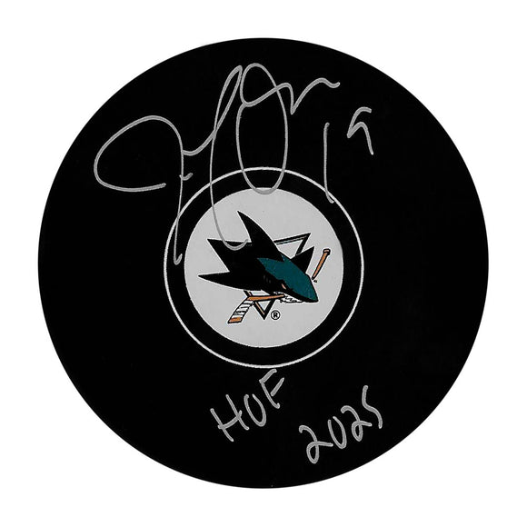 Joe Thornton Autographed San Jose Sharks Puck w/