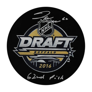 Joseph Woll Autographed 2016 NHL Draft Puck (w/"62nd Pick")