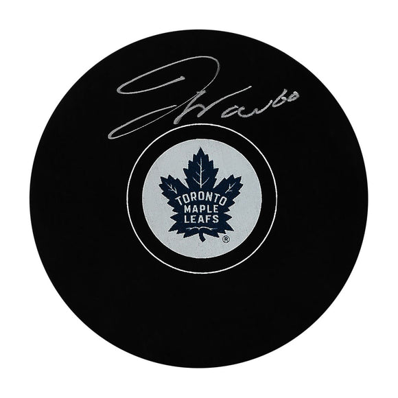 Joseph Woll Autographed Toronto Maple Leafs Puck