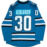 Yaroslav Askarov Autographed San Jose Sharks Replica Jersey