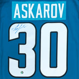 Yaroslav Askarov Autographed San Jose Sharks Replica Jersey