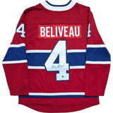Jean Beliveau (deceased) Autographed Montreal Canadiens Replica Jersey