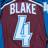 Rob Blake Autographed Colorado Avalanche Replica Jersey