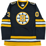 Gerry Cheevers Autographed Boston Bruins Replica Jersey