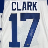 Wendel Clark Autographed Toronto Maple Leafs CCM Replica Jersey