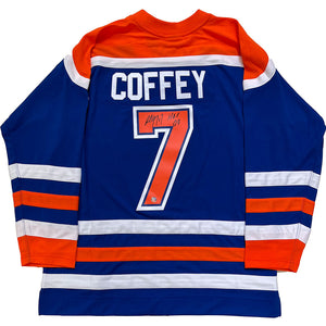 Paul Coffey Autographed Edmonton Oilers Mitchell & Ness Replica Jersey