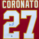 Matt Coronato Autographed Calgary Flames Replica Jersey
