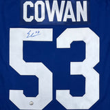 Easton Cowan Autographed Toronto Maple Leafs Replica Jersey