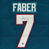 Brock Faber Autographed Minnesota Wild Replica Jersey