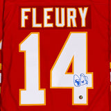 Theo Fleury Autographed Calgary Flames Replica Jersey