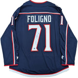 Nick Foligno Autographed Columbus Blue Jackets Replica Jersey