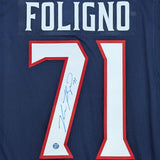 Nick Foligno Autographed Columbus Blue Jackets Replica Jersey