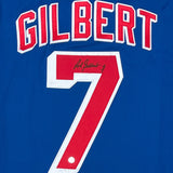 Rod Gilbert (deceased) Autographed New York Rangers Replica Jersey