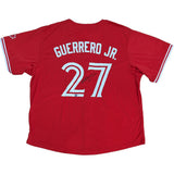 Vladimir Guerrero Jr. Autographed Toronto Blue Jays Canada Day Stadium Giveaway Jersey