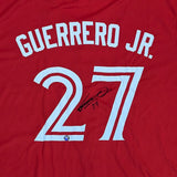Vladimir Guerrero Jr. Autographed Toronto Blue Jays Canada Day Stadium Giveaway Jersey
