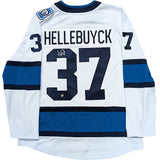 Connor Hellebuyck Autographed Winnipeg Jets Reverse Retro Replica Jersey