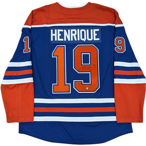 Adam Henrique Autographed Edmonton Oilers Replica Jersey