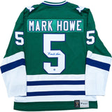 Mark Howe Autographed Hartford Whalers Replica Jersey
