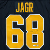 Jaromir Jagr Autographed Pittsburgh Penguins Replica Jersey