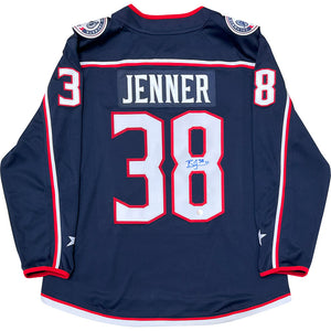 Boone Jenner Autographed Columbus Blue Jackets Replica Jersey